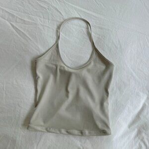 tankair halter top in clay